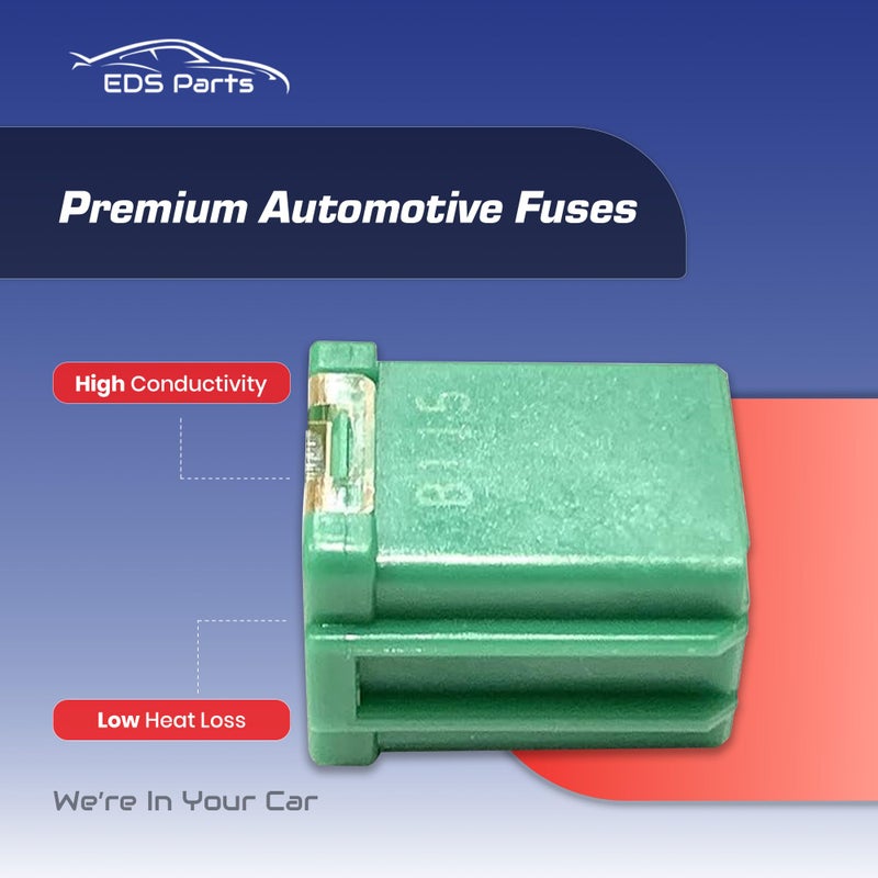 EAPP New 927-6040 9276040 40 Amp Green Mini J Fuse Compatible Replacement for 90982-08294 9098208294 6E5Z-14526-CA 24370-C994B 68137044AA 82210J Corolla Tundra Tacoma Highlander Toyota Ford Nissan etc - Image 5